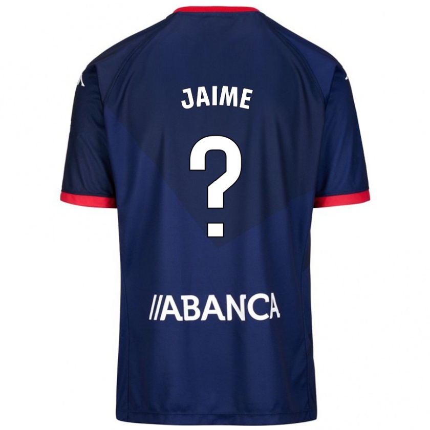 Kandiny Enfant Maillot Jaime Sánchez #19 Bleu Marine Tenues Extérieur 2024/25 T-Shirt