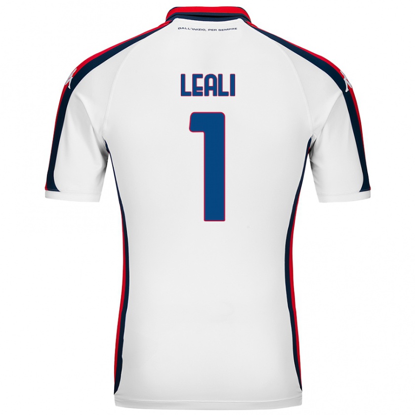 Kandiny Enfant Maillot Nicola Leali #1 Blanc Tenues Extérieur 2024/25 T-Shirt