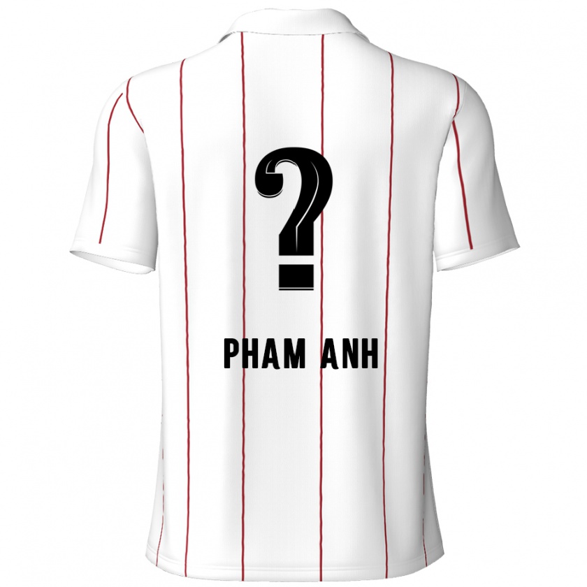 Kandiny Enfant Maillot Khoi Pham Anh #0 Blanc Noir Tenues Extérieur 2024/25 T-Shirt