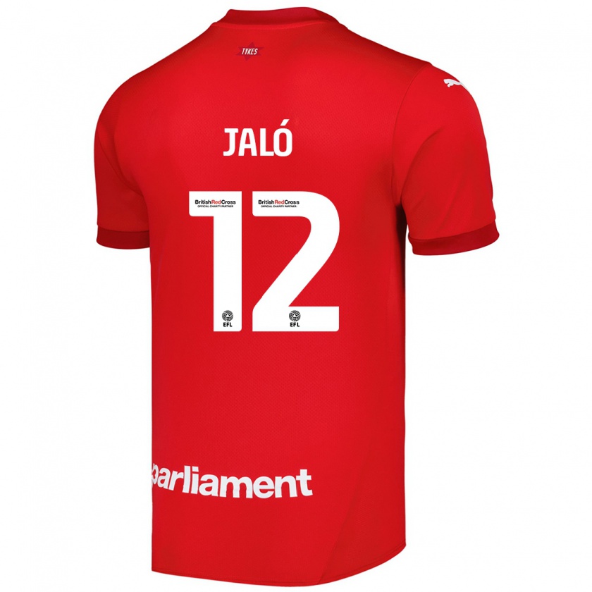 Kandiny Homme Maillot Fábio Jaló #12 Rouge Tenues Domicile 2024/25 T-Shirt