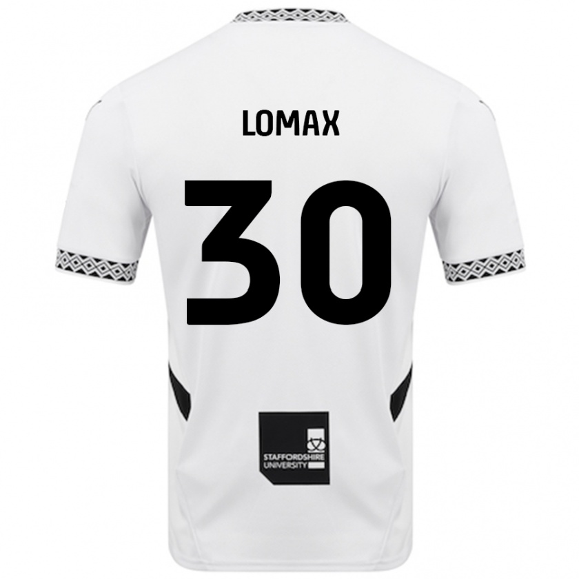 Kandiny Homme Maillot Ben Lomax #30 Blanc Tenues Domicile 2024/25 T-Shirt