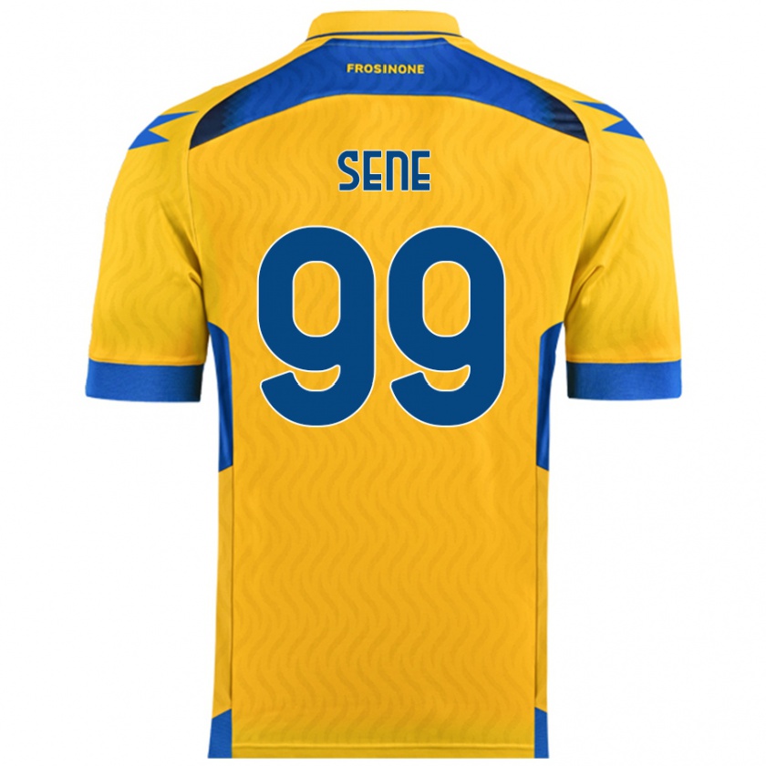 Kandiny Homme Maillot Fallou Sene #99 Jaune Tenues Domicile 2024/25 T-Shirt