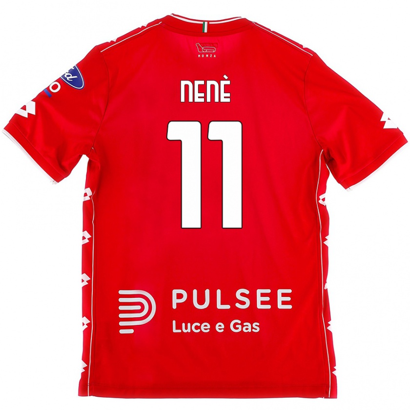 Kandiny Homme Maillot Stephen Nenè #11 Rouge Blanc Tenues Domicile 2024/25 T-Shirt