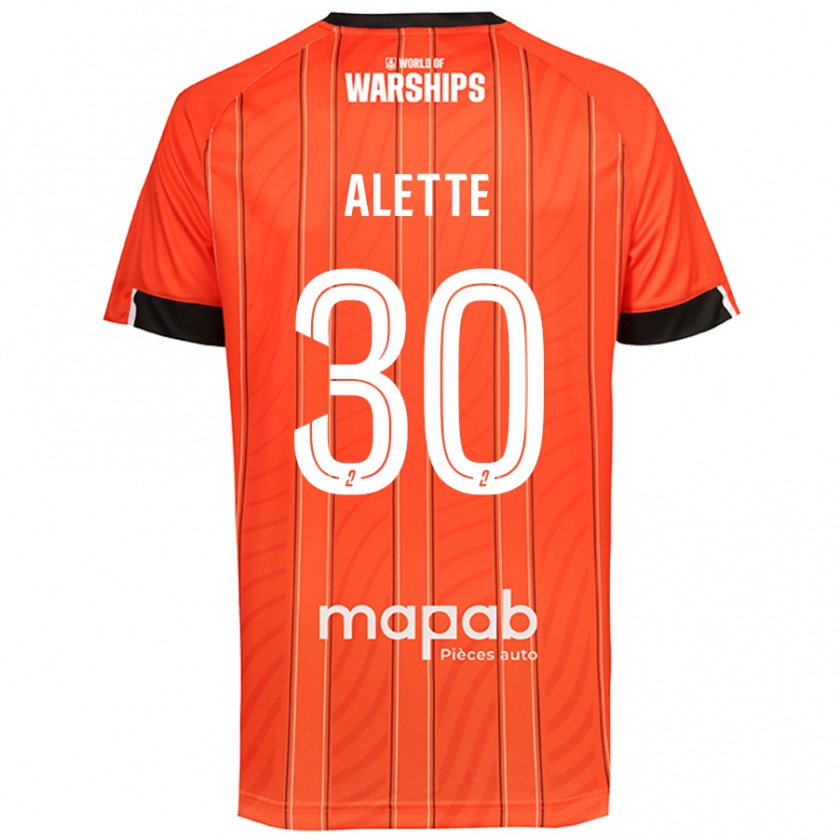 Kandiny Homme Maillot Gaël Alette #30 Orange Tenues Domicile 2024/25 T-Shirt