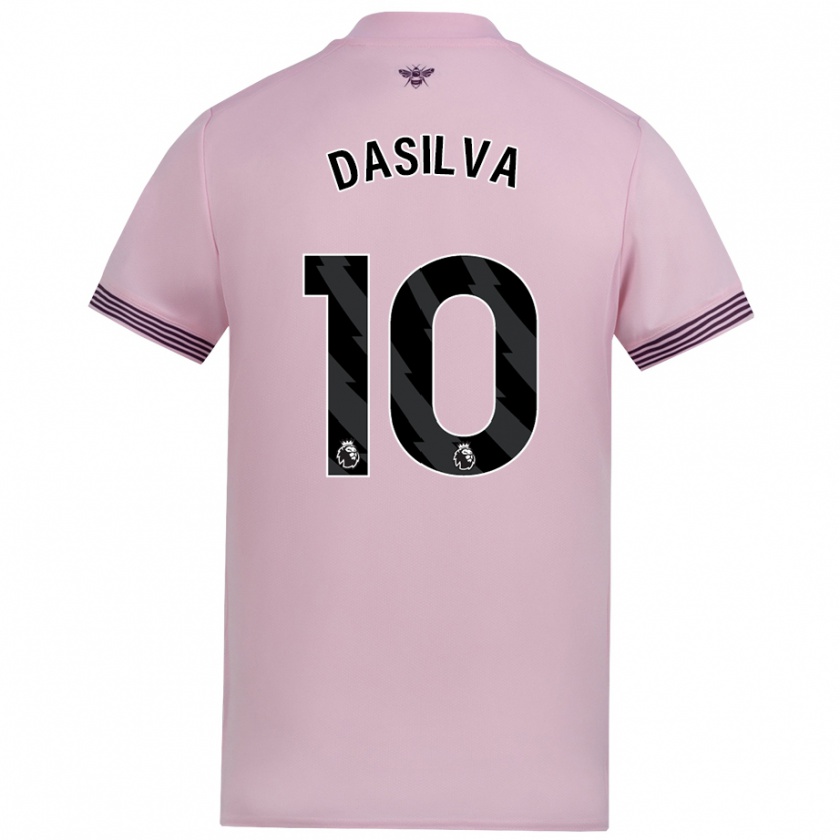 Kandiny Homme Maillot Josh Dasilva #10 Rose Tenues Extérieur 2024/25 T-Shirt