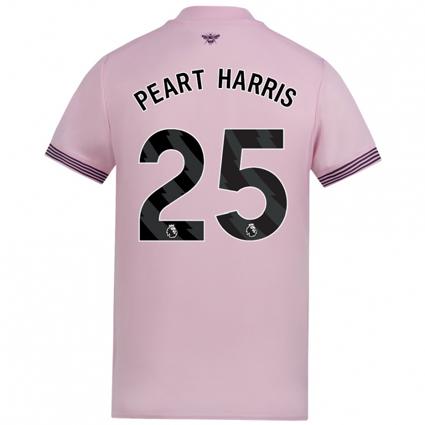 Kandiny Homme Maillot Myles Peart-Harris #25 Rose Tenues Extérieur 2024/25 T-Shirt