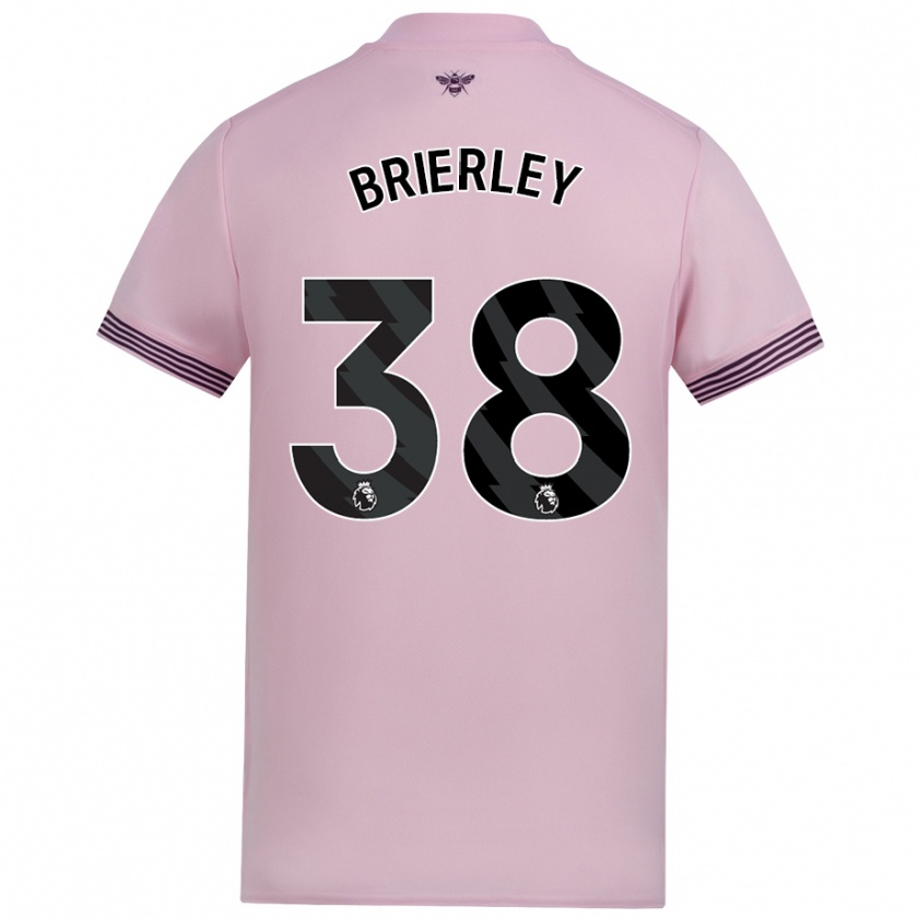 Kandiny Homme Maillot Ethan Brierley #38 Rose Tenues Extérieur 2024/25 T-Shirt