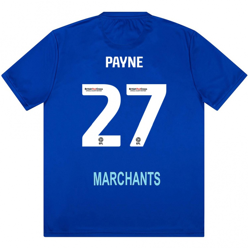 Kandiny Homme Maillot Lewis Payne #27 Vert Tenues Extérieur 2024/25 T-Shirt