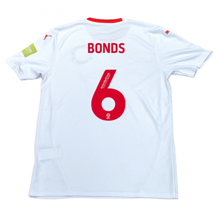 Kandiny Homme Maillot Elliot Bonds #6 Blanc Tenues Extérieur 2024/25 T-Shirt