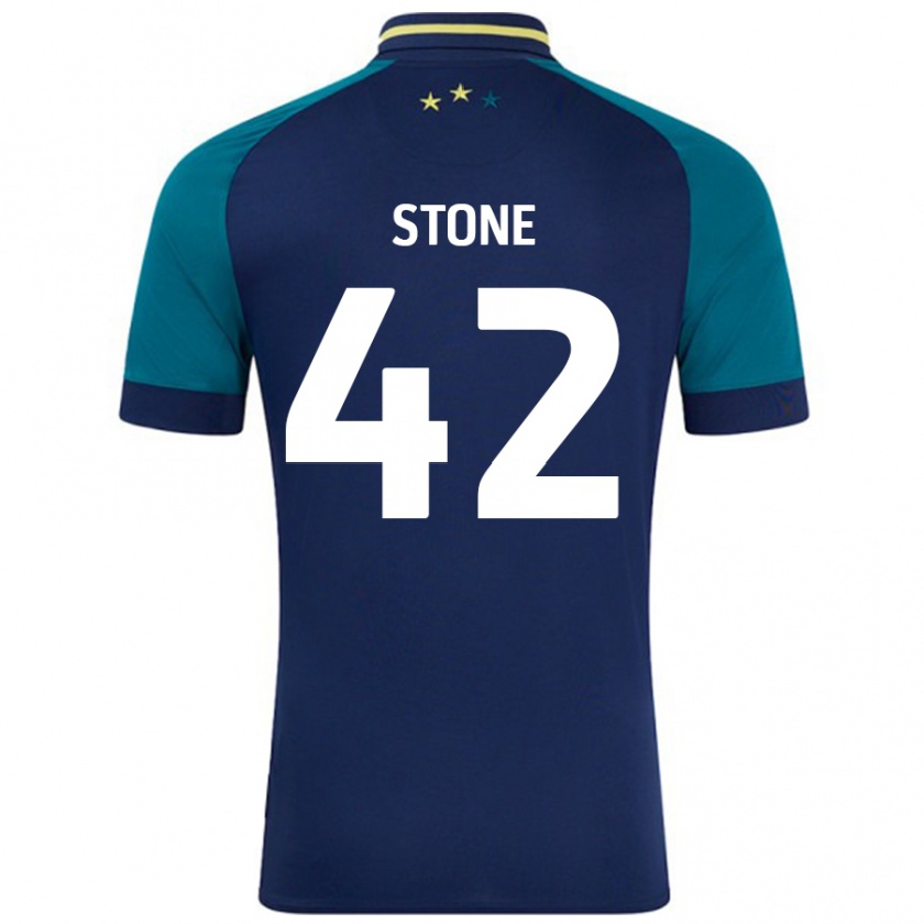 Kandiny Homme Maillot Michael Stone #42 Marine Vert Foncé Tenues Extérieur 2024/25 T-Shirt