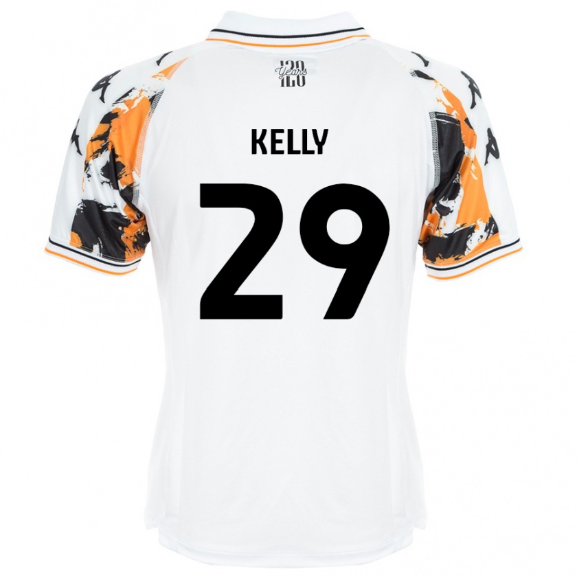 Kandiny Homme Maillot Ace Kelly #29 Blanc Tenues Extérieur 2024/25 T-Shirt