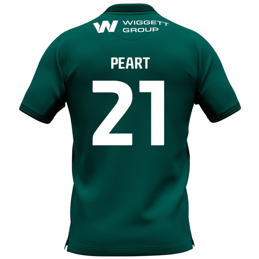 Kandiny Homme Maillot Kalani Peart #21 Vert Tenues Extérieur 2024/25 T-Shirt