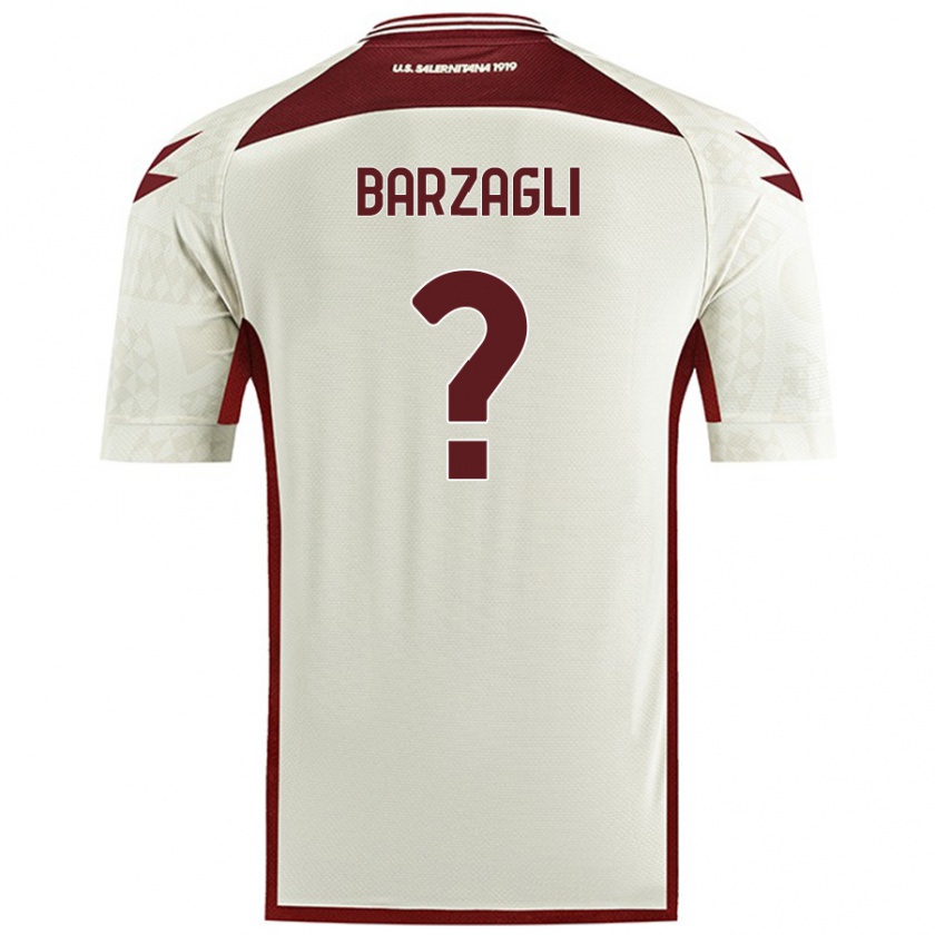 Kandiny Homme Maillot Gabriele Barzagli #0 Couleur Crème Tenues Extérieur 2024/25 T-Shirt