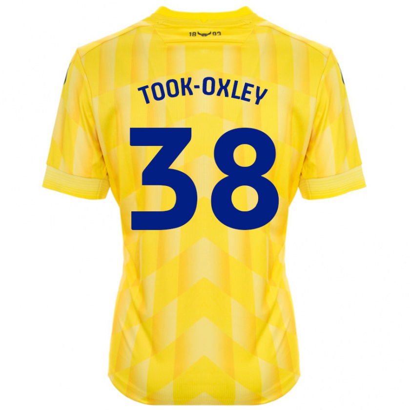 Kandiny Femme Maillot Zaide Took-Oxley #38 Jaune Tenues Domicile 2024/25 T-Shirt