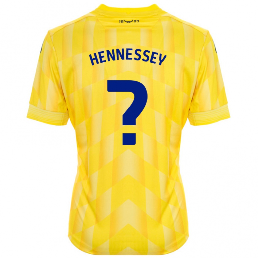 Kandiny Femme Maillot Laura Hennessey #0 Jaune Tenues Domicile 2024/25 T-Shirt