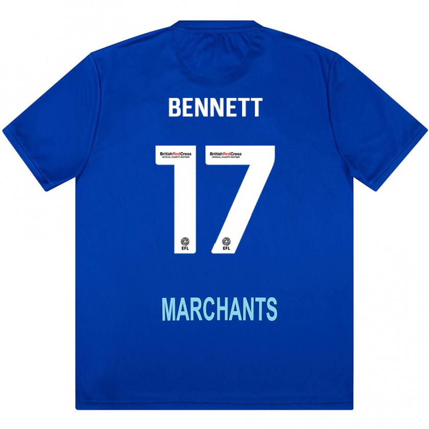 Kandiny Femme Maillot Scot Bennett #17 Vert Tenues Extérieur 2024/25 T-Shirt