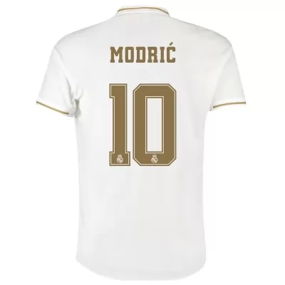 Homme Maillot Luka Modric 10 Tenues Domicile Blanc 2019/20 Chemise