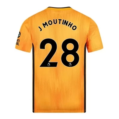 Enfant Maillot Joao Moutinho 28 Tenues Domicile Jaune 2019/20 Chemise