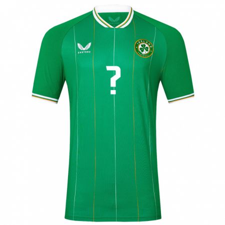 Kandiny Enfant Maillot Irlande Grady Mcdonnell #0 Vert Tenues Domicile 24-26 T-Shirt