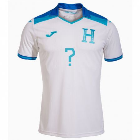 Kandiny Enfant Maillot Honduras George Rodríguez #0 Blanc Tenues Domicile 24-26 T-Shirt