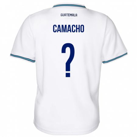 Kandiny Enfant Maillot Guatemala Samuel Camacho #0 Blanc Tenues Domicile 24-26 T-Shirt