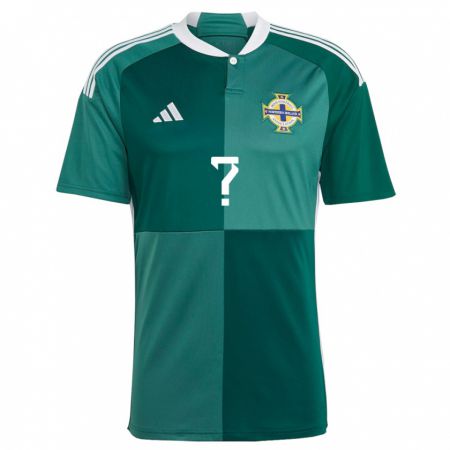 Kandiny Enfant Maillot Irlande Du Nord Stephen Mcmullan #0 Vert Tenues Domicile 24-26 T-Shirt