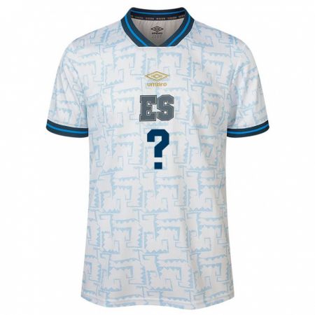 Kandiny Enfant Maillot Salvador Kiano Falcao #0 Blanc Tenues Extérieur 24-26 T-Shirt