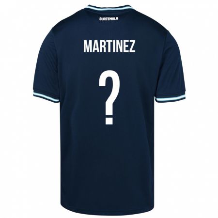 Kandiny Enfant Maillot Guatemala José Carlos Martinez #0 Bleu Tenues Extérieur 24-26 T-Shirt