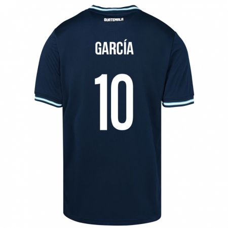 Kandiny Enfant Maillot Guatemala Gabriel García #10 Bleu Tenues Extérieur 24-26 T-Shirt