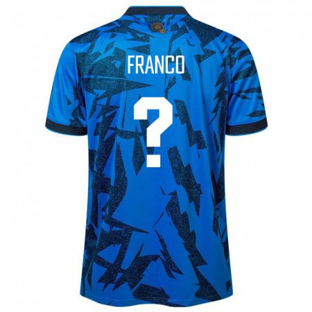 Kandiny Femme Maillot Salvador Daniel Franco #0 Bleu Tenues Domicile 24-26 T-Shirt