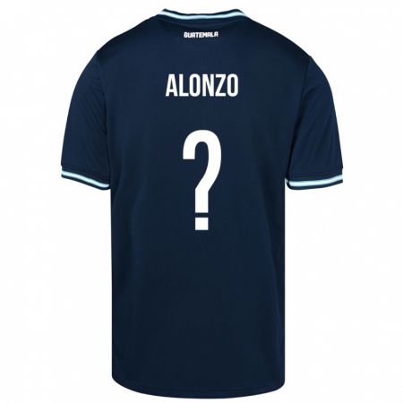 Kandiny Femme Maillot Guatemala Anya Alonzo #0 Bleu Tenues Extérieur 24-26 T-Shirt