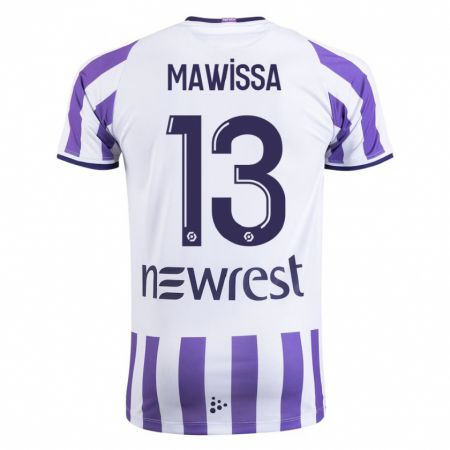 Kandiny Enfant Maillot Christian Mawissa Elebi #13 Blanc Tenues Domicile 2023/24 T-Shirt