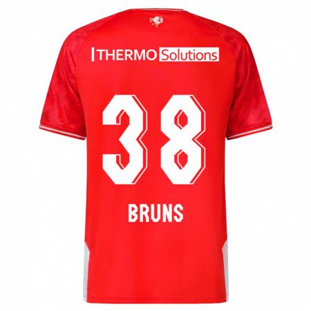 Kandiny Enfant Maillot Max Bruns #38 Rouge Tenues Domicile 2023/24 T-Shirt