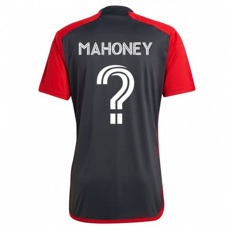 Kandiny Enfant Maillot Adrian Mahoney #0 Gris Tenues Domicile 2023/24 T-Shirt