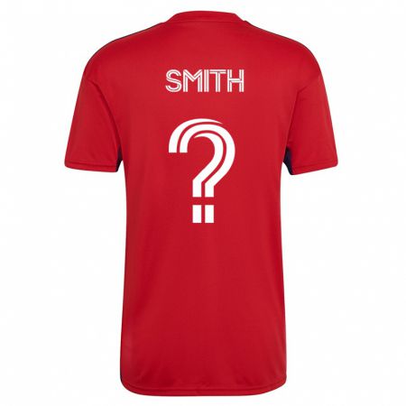 Kandiny Enfant Maillot Collin Smith #0 Rouge Tenues Domicile 2023/24 T-Shirt