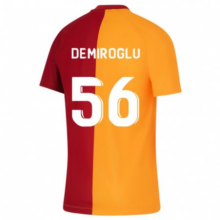 Kandiny Enfant Maillot Baran Demiroğlu #56 Orange Tenues Domicile 2023/24 T-Shirt