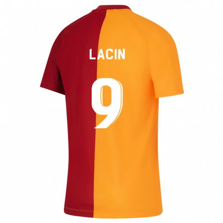 Kandiny Enfant Maillot Elanur Laçin #9 Orange Tenues Domicile 2023/24 T-Shirt