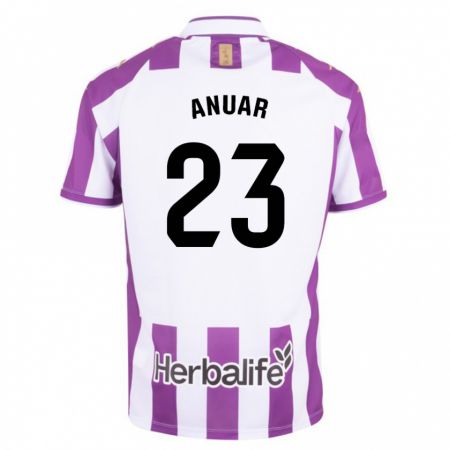 Kandiny Enfant Maillot Anuar #23 Violet Tenues Domicile 2023/24 T-Shirt