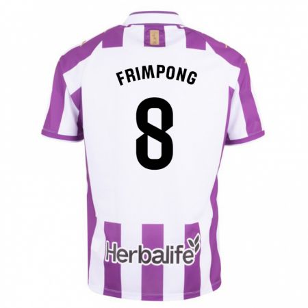 Kandiny Enfant Maillot Eugene Frimpong #8 Violet Tenues Domicile 2023/24 T-Shirt