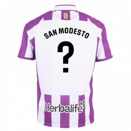 Kandiny Enfant Maillot Hugo San Modesto #0 Violet Tenues Domicile 2023/24 T-Shirt