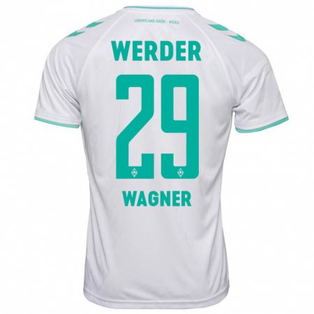 Kandiny Enfant Maillot Paul Wagner #29 Blanc Tenues Extérieur 2023/24 T-Shirt