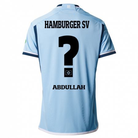 Kandiny Enfant Maillot Majeed Salo Abdullah #0 Bleu Tenues Extérieur 2023/24 T-Shirt