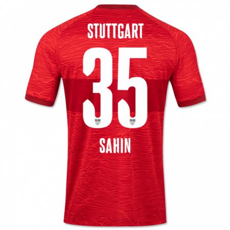 Kandiny Enfant Maillot Mehmet Sahin #35 Rouge Tenues Extérieur 2023/24 T-Shirt