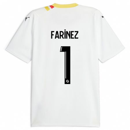 Kandiny Enfant Maillot Wuilker Fariñez #1 Noir Tenues Extérieur 2023/24 T-Shirt