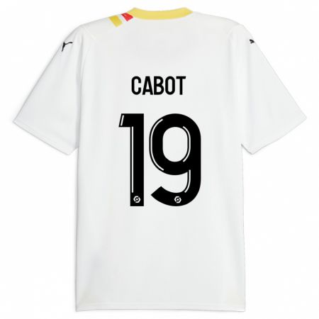 Kandiny Enfant Maillot Jimmy Cabot #19 Noir Tenues Extérieur 2023/24 T-Shirt