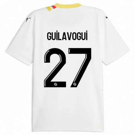 Kandiny Enfant Maillot Morgan Guilavogui #27 Noir Tenues Extérieur 2023/24 T-Shirt