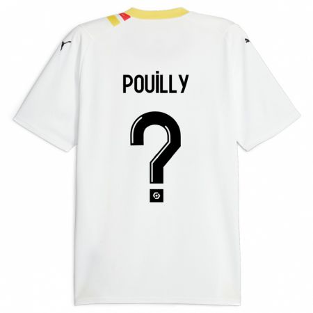 Kandiny Enfant Maillot Tom Pouilly #0 Noir Tenues Extérieur 2023/24 T-Shirt