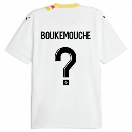 Kandiny Enfant Maillot Amine Boukemouche #0 Noir Tenues Extérieur 2023/24 T-Shirt