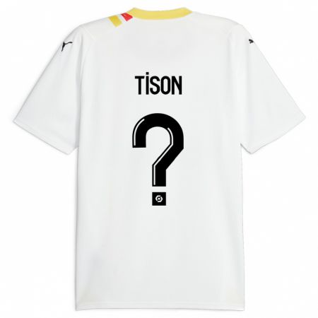 Kandiny Enfant Maillot Nathan Tison #0 Noir Tenues Extérieur 2023/24 T-Shirt