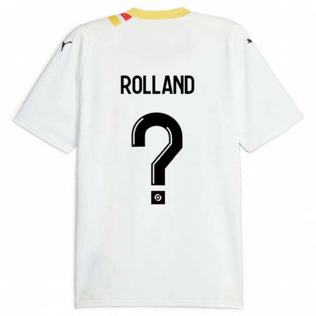 Kandiny Enfant Maillot Paul Rolland #0 Noir Tenues Extérieur 2023/24 T-Shirt